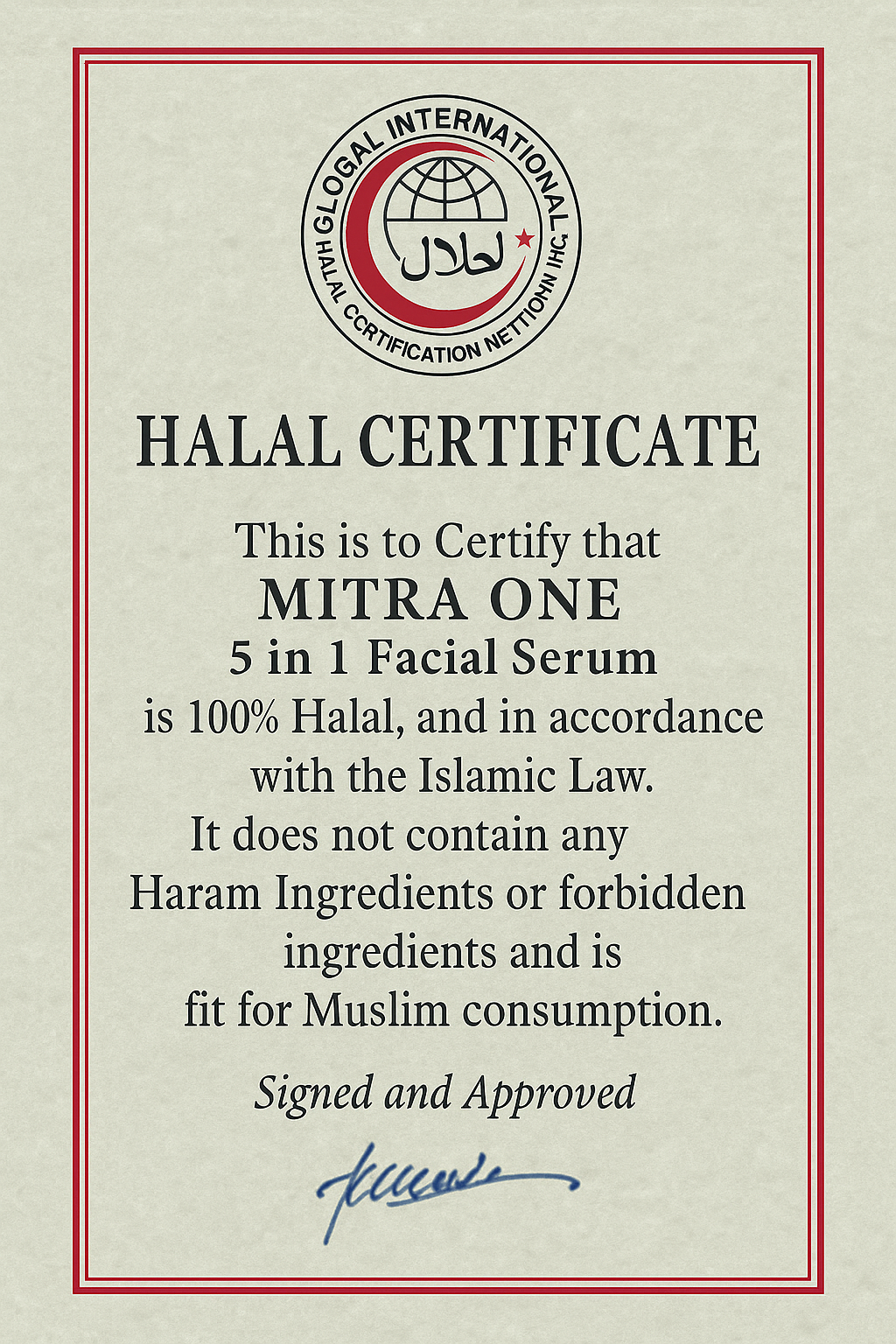 ✨ Mitra One 5-in-1 Facial Serum