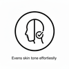 Brightens & evens tone